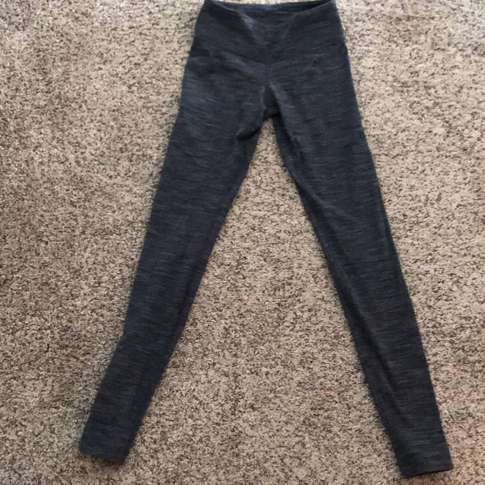 leggings grey Scalloped pattern